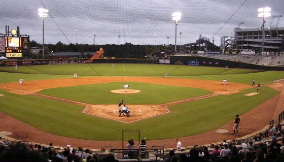 The view of the Baseball Grounds of Jacksonville